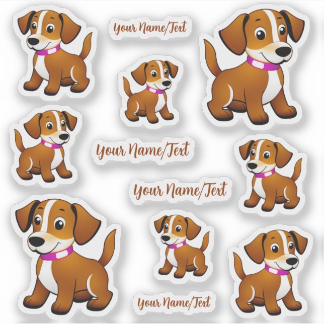 Small brown dog standing (Front)