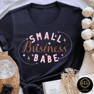 Small Business Babe Neutral Graphic Bella  T-Shirt