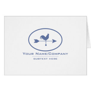 Small Business Blue Weathervane