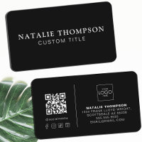 Small Business Cool QR Code With Logo Designer