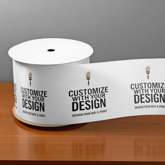 Small Business Custom Personalised Company  Satin Ribbon (Creator Uploaded)