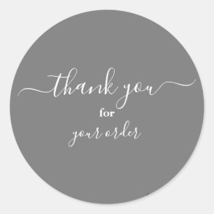 Small Business Customer Thank You Classic Round St Sticker