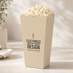 Small Business Customised Personalised Popcorn Favour Box