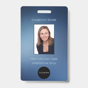 Small Business Employee ID Photo Logo Badge