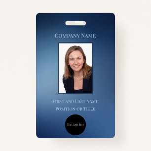 Small Business Employee ID Photo Logo ID Badge