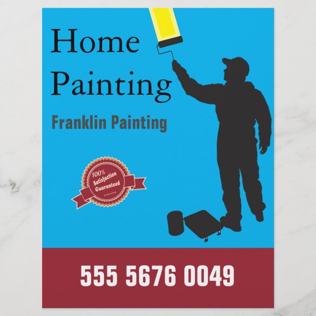  Small Business Flyer Painting Service Handyman (Front)