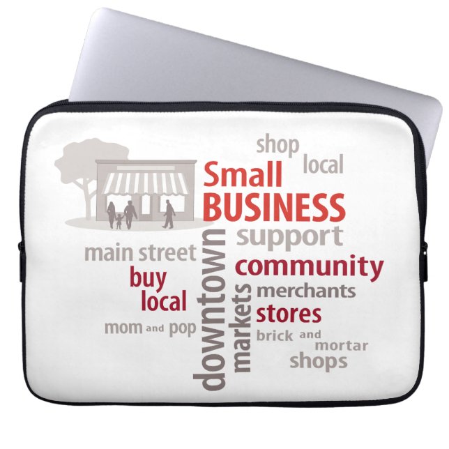 Small Business Laptop Sleeve (Front)