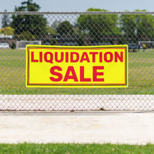 Small Business Liquidation Sale Large Banner