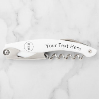 Small Business Logo + Text Corkscrew