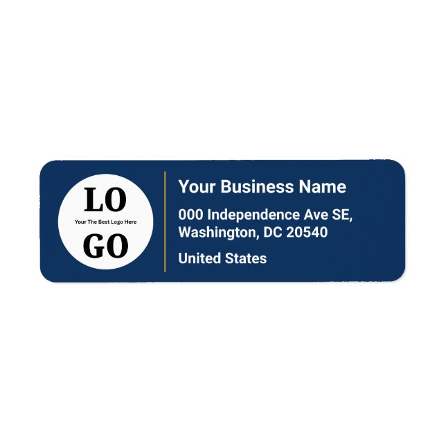 Small Business  Modern Bold Colour Custom Logo (Front)