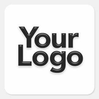 Small Business Owner Logo Promotional Marketing Square Sticker