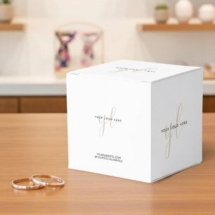 Small Business Packaging Custom Logo Branded Favour Box