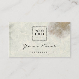 Small Business QR LOGO Natural Bio Organic Shop  Card