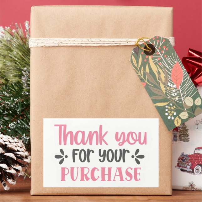 Small Business Quote Sticker (Holiday)