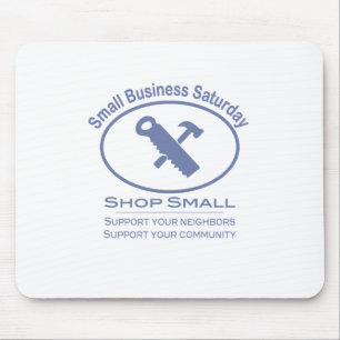 Small Business Saturday - Hardware blue Mouse Pad