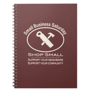 Small Business Saturday Hardware (white) Spiral Notebook