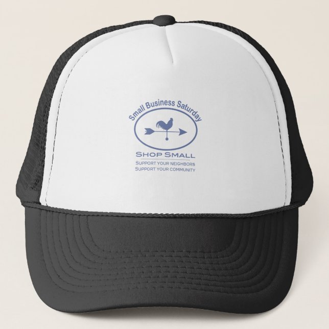 Small Business Saturday Weather vane Trucker Hat (Front)
