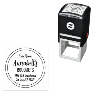 Small Business Self Inking Rubber Stamp