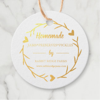 Small business supplies packaging tag label foil