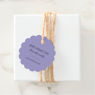 Small Business Supplies Purple Packaging Tags