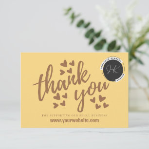 Small Business Thank You Card