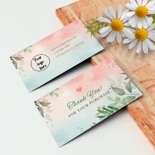 Small Business Thank You Card For Customer