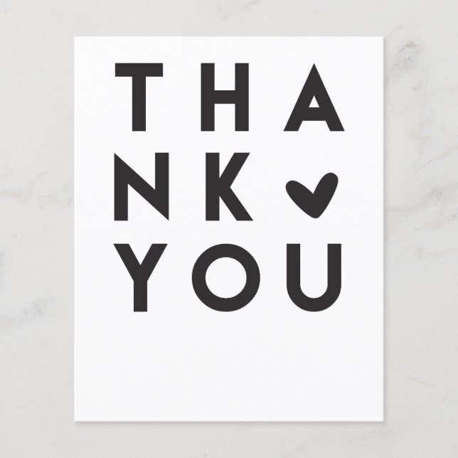 Small Business Thank You Card Package Insert (Front)