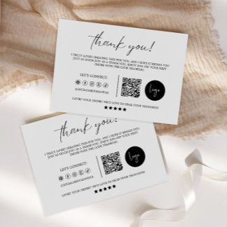 Small Business Thank You Card Template