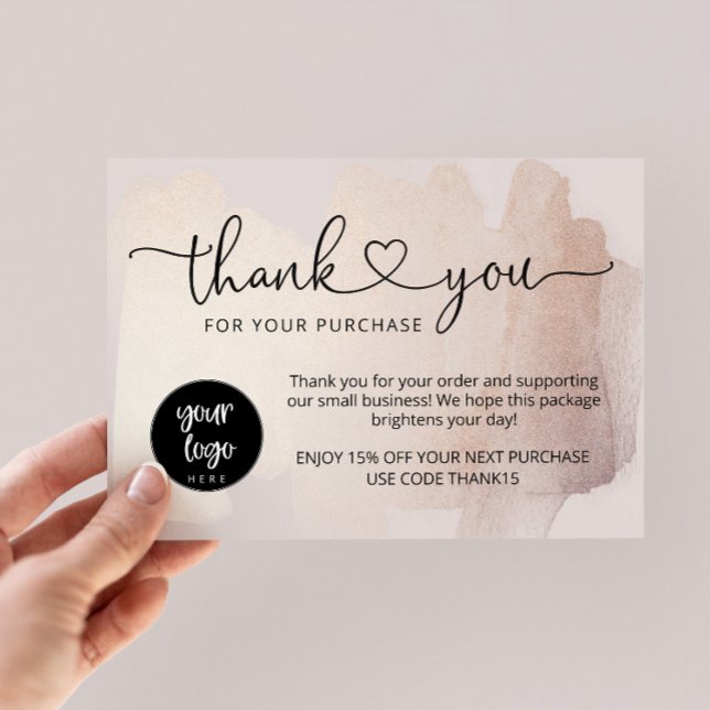 Small Business Thank You Cards, Order Insert (Creator Uploaded)
