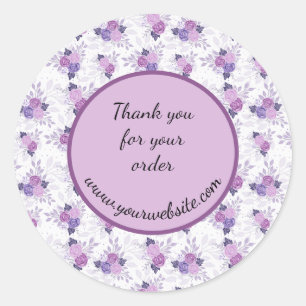 Small Business Thank you For Order Sticker