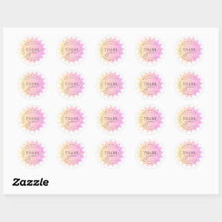 Small Business Thank You Sticker