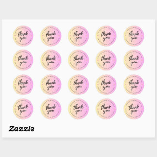 Small Business Thank You Sticker