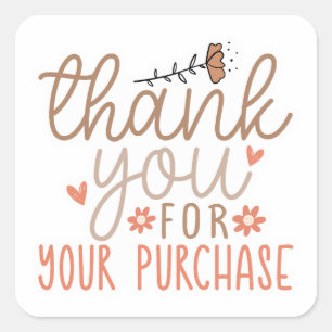 Small Business Thank You Stickers