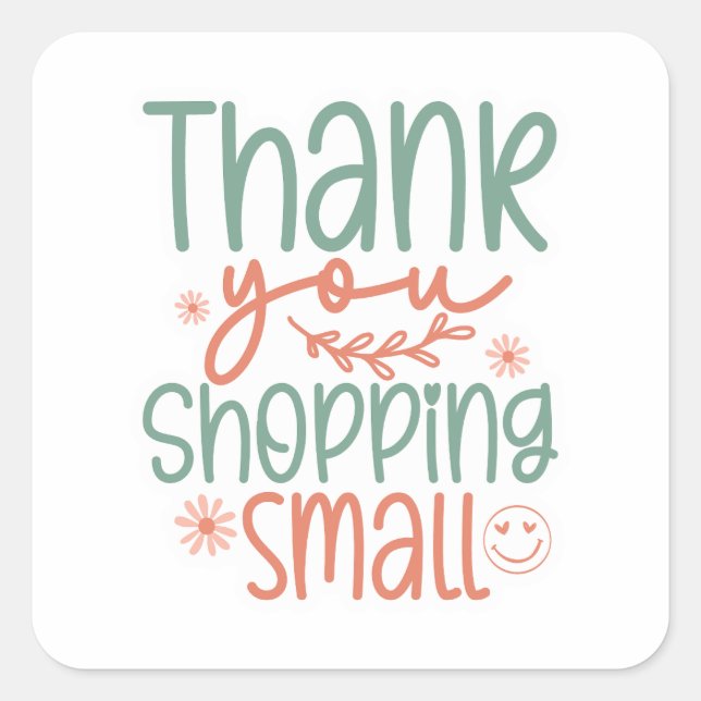 Small Business Thank You Stickers (Front)