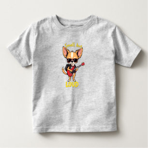 Small But Loud Chihuahua Rock Star Guitar T-Shirt