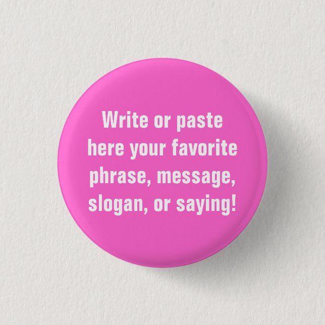 Small Button (1¼  Inch) (Front)