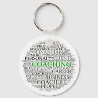 Small Button Coaching Keychain #1