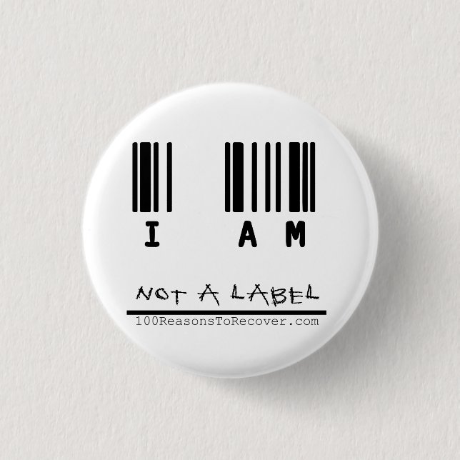 Small Button - "Not a Label" (Front)