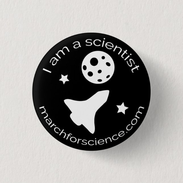 Small Button - Space Sciences (Front)