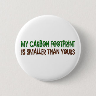 Small Carbon Footprint 6 Cm Round Badge