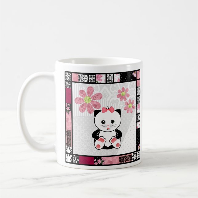 Small cat coffee mug (Left)