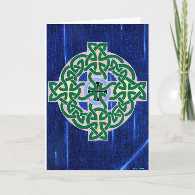 Small Celtic Cross (negative) card (Front)