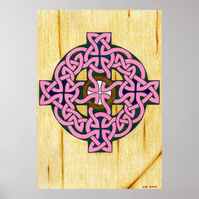 Small Celtic Cross print (Front)