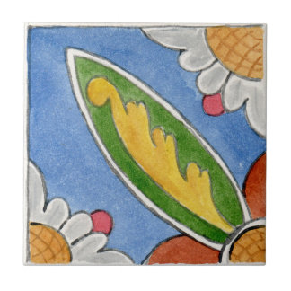 Small ceramic tile Sicily-inspired “Marsala”