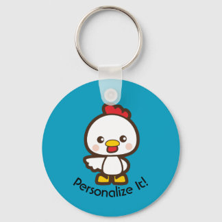 Small chicken key ring
