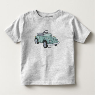 Small child t-shirt with a beetle staircase car