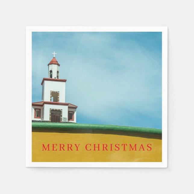 Small church view napkins (Front)