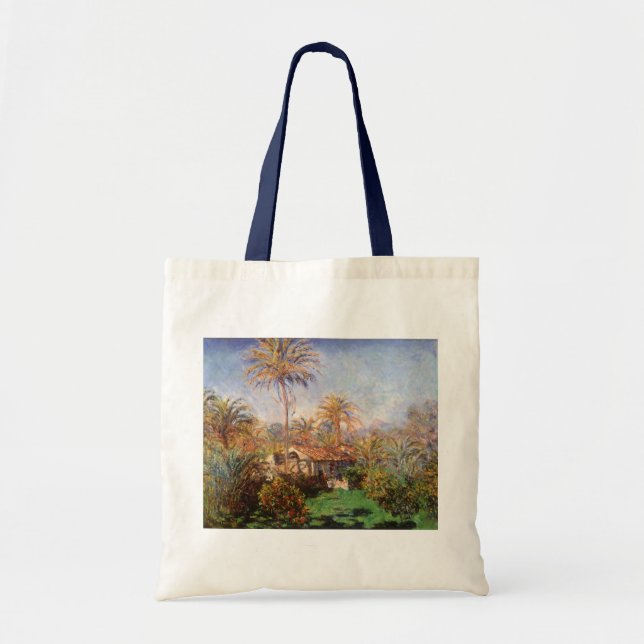 Small Country Farm in Bordighera by Claude Monet Tote Bag (Front)