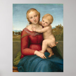 Small Cowper Madonna - Raphael Fine Art Poster