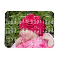 Small Custom 2016 Magnetic Calendar 3x4